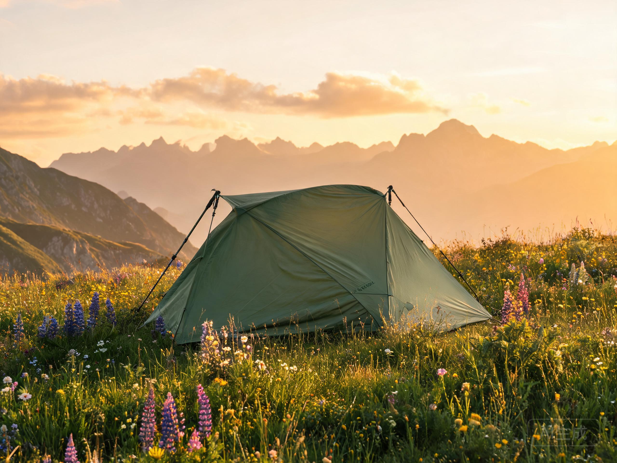 Trailblazer 1P ultralight tent in the backcountry